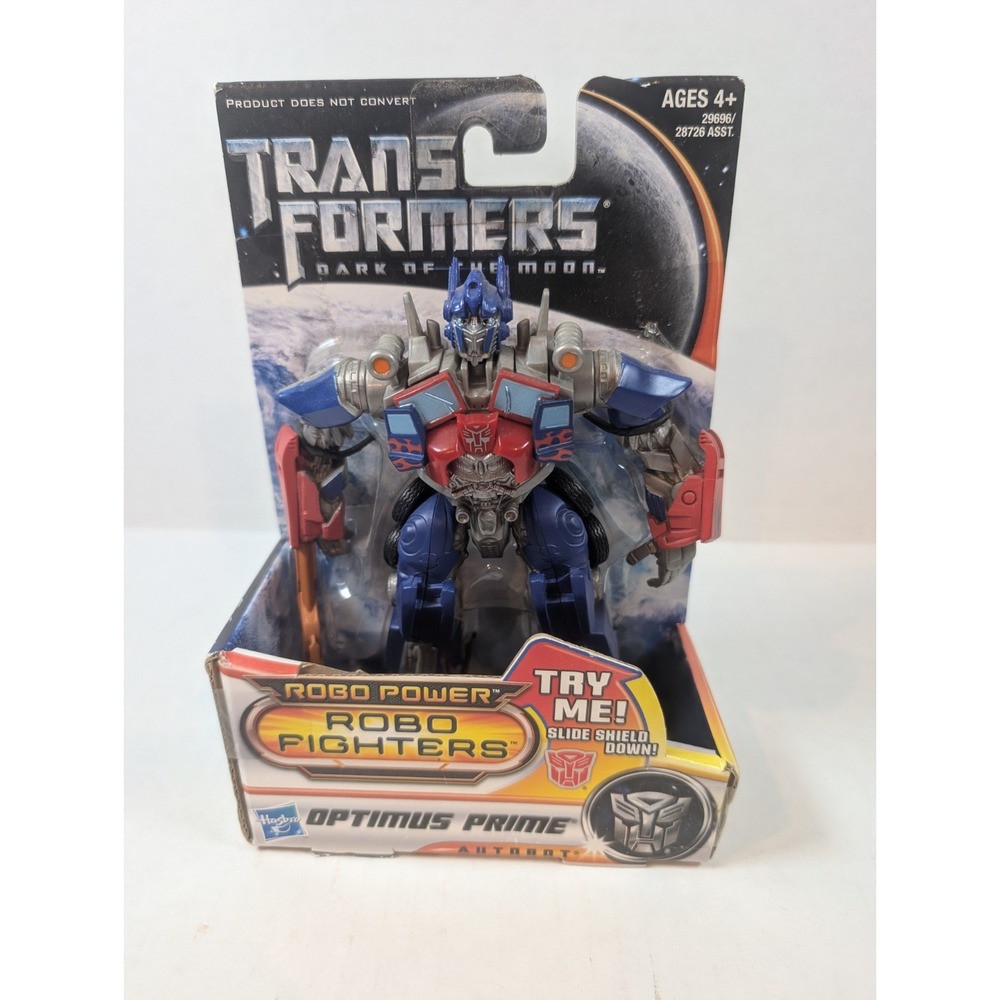 Transformers Dark of the Moon Optimus Prime Robo Fighters Sealed 2011 Hasbro